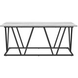  Kava Stol Siva 100 x 50 x 40 cm Projektirano drvo i metal | shoptok.hr
