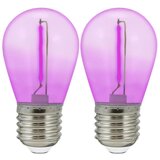  SET 2x LED sijalica PARTY E27/0,3W/36V ljubičasta Cene