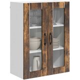  Zidni stakleni ormarić LUCCA Dimljeni hrast 60 x 31 x 80 cm | Eponuda.com