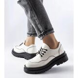 Gemre White Derby Shoes on a Chunky Sole Cheshire | shoptok.hr