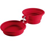 Hunter putna sklopiva silikonska posuda List crvena, 350/750 ml | shoptok.hr