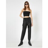 Koton Women's Black Pocket Detailed Trousers | Shoptok.si