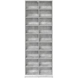 Cd ormar Betonska siva 65 x 23,5 x 175 cm Konstruirano drvo | shoptok.hr