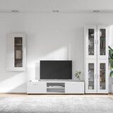  Set TV komoda s ladicama FLORIN 3 pcs Bijelo Konstruirano drvo | Eponuda.com