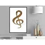  Poster - Golden Treble Clef 30x45 | shoptok.hr