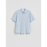 Reserved Pamučna regular fit košulja - svjetloplavo | shoptok.hr