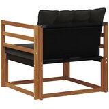  Set vanjskih sofa Čvrsto drvo akacije i Textilene Prirodna | shoptok.hr