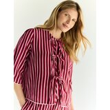 Reserved Prugasta bluza - crvena | shoptok.hr