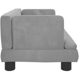  Krevet za pse svjetlosivi 60 x 40 x 30 cm baršunasti | shoptok.hr