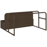  Plovak za pohranu uz bazen Smeđi 110x100x57 cm Poli ratan | shoptok.hr