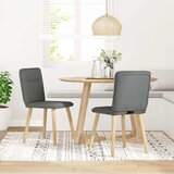  Blagovaonske stolice od tkanine 2 kom tamnosive | shoptok.hr