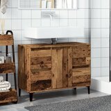 Ormarić za umivaonik boja drva 80x33x60 cm konstruirano drvo | shoptok.hr