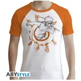 majica naruto shippuden - naruto white & orange - m