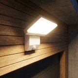  LED Spoljašnje zidno svetlo sa senzorom LED/18W/230V IP44 belo | Eponuda.com