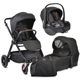 kolica za bebe 3 u 1 macan isize black ( CAN52910 )