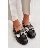 S. BARSKI Leather Women's Loafers Black S.Barski HY42-330 | shoptok.hr
