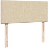  Otomanski okvir kreveta s madracem krem 120x200cm od tkanine | shoptok.hr