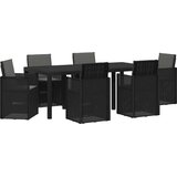  Komplet za jedilnico v vrtu z blazino 7 pcs Antracit PP, (5000301237) | Shoptok.si