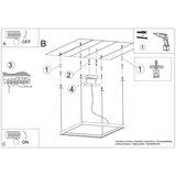  Lestenec NELYA L črna 3000K, (21348306) | Shoptok.si