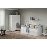 CARRYHOME RAZTEGLJIVA POSTELJA 200 cm x 90/180 cm , bela | Shoptok.si