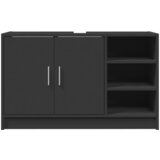 Ormarić za umivaonik crni 90 x 29 x 55 cm konstruirano drvo | Eponuda.ba