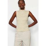 Trendyol Sweater Vest - Beige - Slim fit Cene