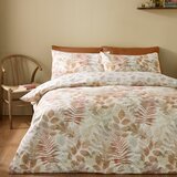 Catherine Lansfield Rjava podaljšana posteljnina za zakonsko posteljo 230x220 cm Autumn Leaves – | Shoptok.si