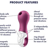 Satisfyer vibrator lucky libra, ljubičasti | shoptok.hr