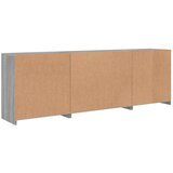  Komoda s LED svjetlima boja sivog hrasta 202x37x67 cm | shoptok.hr