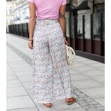 UR/CEO Multicolor floral pleated women's pants Saida | shoptok.hr