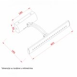 Vesta 17 ZIDNA LAMPA LED 5W 4000K HROM | ePonuda.com