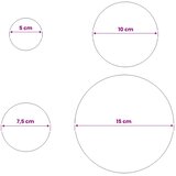  Ogledalna Lopta 6 kom. &amp;Oslash; 15 cm Srebrna Nehrđajući čelik 201 Slike