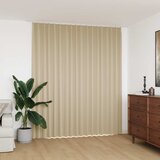  Zavjesa za zamračivanje s kukama bež 290 x 245 cm | shoptok.hr