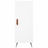  Visoka komoda bijeli 34,5x34x180 cm od konstruiranog drva | shoptok.hr