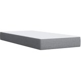 Box spring krevet s madracem svjetlosivi 90x190 cm od tkanine | shoptok.hr