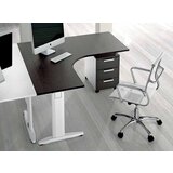 COLOMBINI kotna pisalna miza TK02 - siva - 160x160 Cene