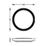 Philips 929004116601 Pebblo ue plafonska lampa ss bela 10w 27k ( 20662 ) Cene