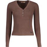 Guess Jeans WOMEN&#39;S SWEATER BROWN Cijene
