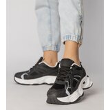 Gemre Black sporty sneakers with chunky soles Klarris | Shoptok.si