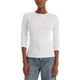 Calvin Klein Jeans Majice z dolgimi rokavi LV047E201G Bela Cene