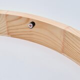  stropna svetiljka natural slim 2xE27/60W/230V, prečnika 37 cm, u dekoru borovine | Eponuda.com