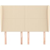  Uzglavlje s ušima krem 147x23x118/128 cm od tkanine | shoptok.hr