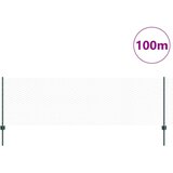  Stupovi ograde 11 kom U-kanal zelena 80 cm čelik Šesterokutna ograda zelena 0.8 x 100 m čelik | shoptok.hr