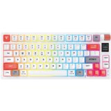  Tastatura mehanicka Gaming Fantech MK917 RGB Atom PRO79 Wireless bela (Red switch) | Eponuda.com
