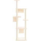  Penjalica za mačke sa stupovima za grebanje krem 169 cm | shoptok.hr