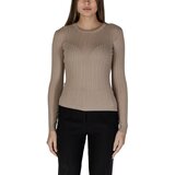 Vila Puloverji Vimullie L/S O-Neck Rib Knit Top/Pb 14103412 Bež | Shoptok.si