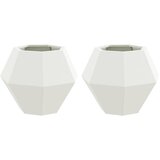  Sadilica 2 pcs Bijelo 50 x 50 x 40 cm Čelik | Eponuda.com