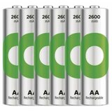 Gp polnilna baterija AA-2600 mAh Ni-Mh 6 kom Cene