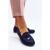 Boto Women's Navy Classic Suede Moccasins Ontala | shoptok.hr