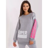 Lily Rose Sweatshirt-EM-BL-HS-21-543.72P-grey | Shoptok.si